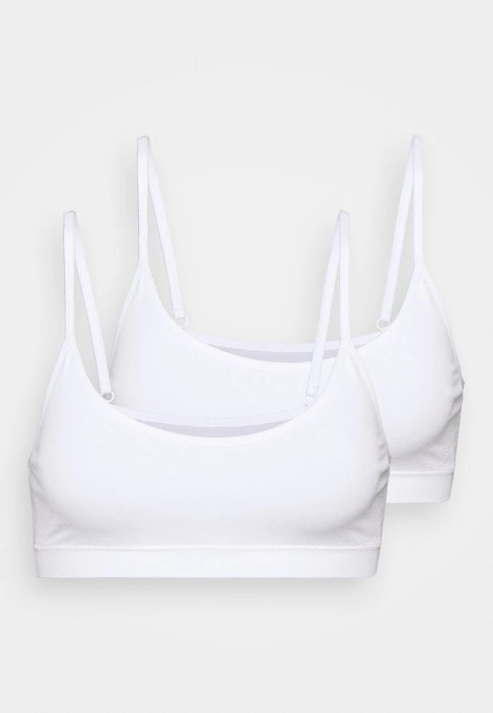 Soutien Gorge Sport ANNA FIELD Anna Field 2pp Seamless Crop Top Blanche Femme | WFS-1017499